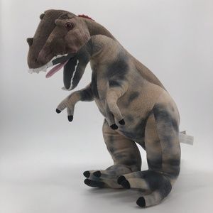 Fiesta 30" Tyrannosaurus T-Rex Stuffed Animal Plush Toy Brown Gray 2011 Standing